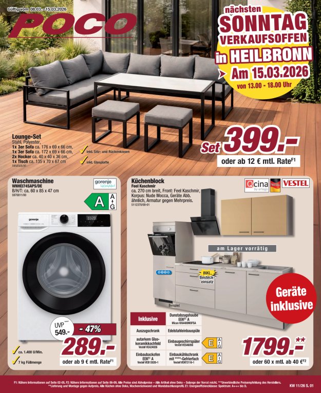 Verkaufsoffener Sonntag in Heilbronn