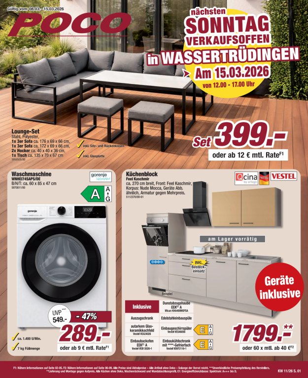 Verkaufsoffener Sonntag in Wassertrüdingen