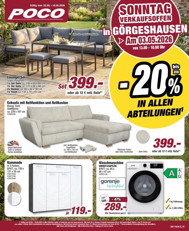 Verkaufsoffener Sonntag in Görgeshausen