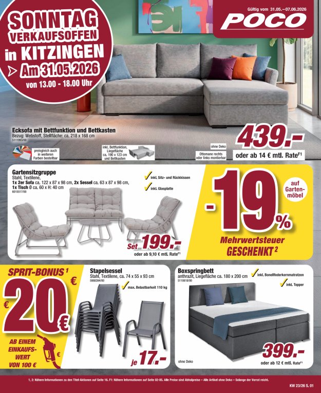 Verkaufsoffener Sonntag in Kitzingen